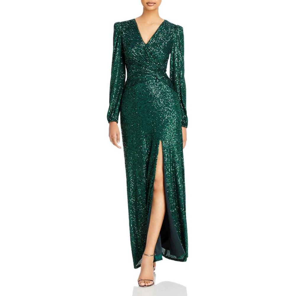New Aqua Formal Maxi Formal Evening Dress Gown